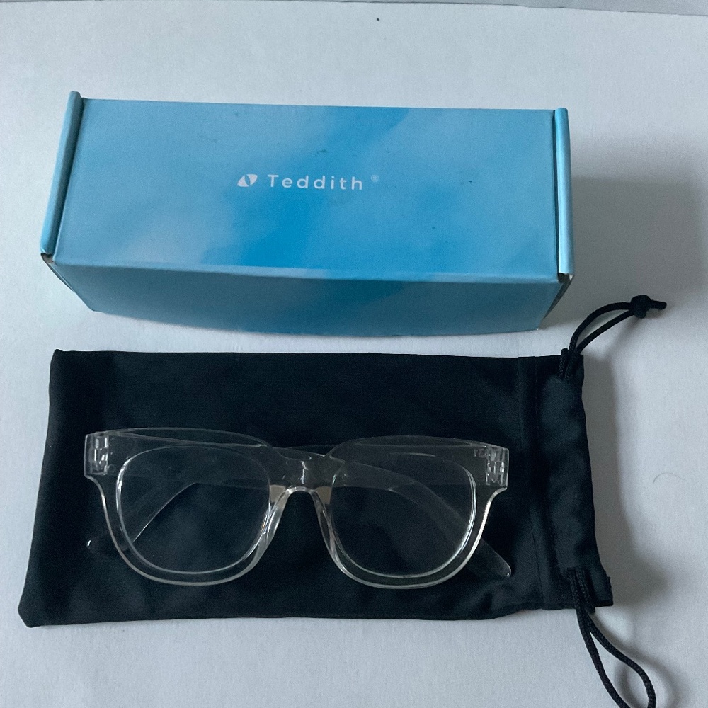 Teddith blue light toddler glasses